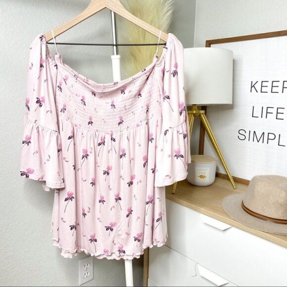 Free People Lana Off The Shoulder Tunic Top Size Small - Picture 4 of 7